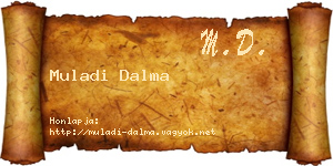 Muladi Dalma névjegykártya